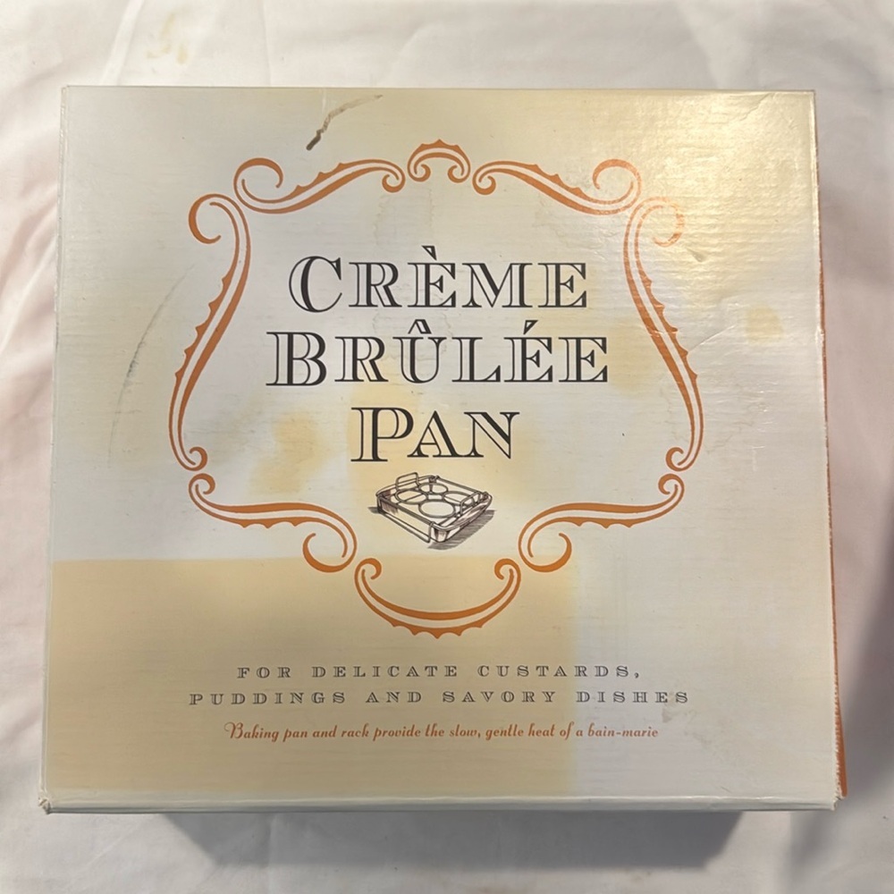 NEW Crème Brûlée Pan and Rack from Williams Sonoma